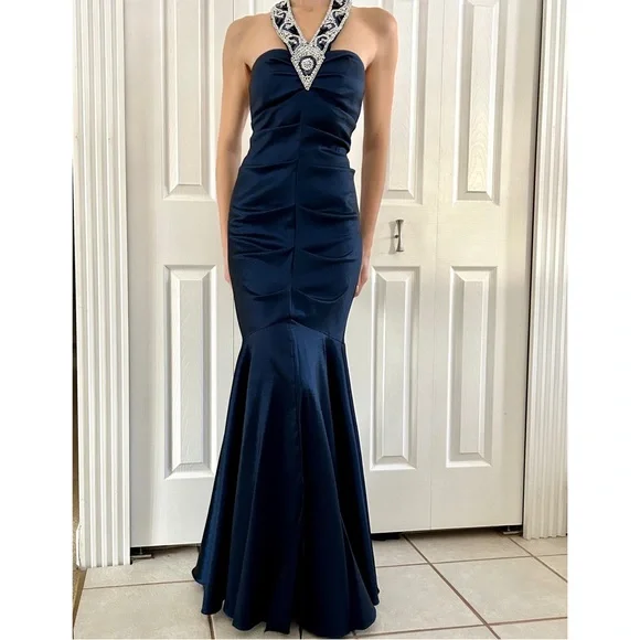 Betsy & Adam | Dresses | Betsy Adam Formal Gown Evening Dress Mermaid Navy Blue Womens Size 4 | Poshmark Betsy & Adam | Dresses | Betsy Adam Formal Gown Evening Dress Mermaid Navy Blue Womens Size 4 | Poshmark
